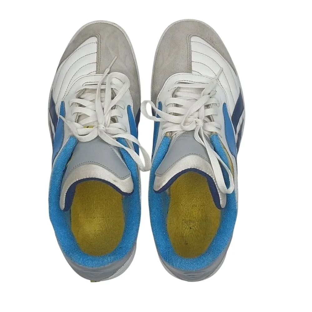 Reebok Club‎ C 85 MU Mens 12.5 White Blue Grey Suede Leather Sneakers DV8662